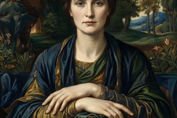 Portrait de femme : Emma Jung